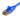 CAT5e UTP internetkabel 0,25m blauw - CCA