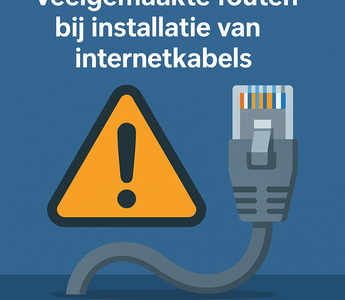 Veelgemaakte fouten bij installatie van internetkabels (en hoe je ze voorkomt)