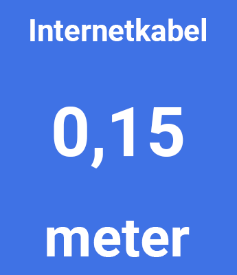 Internetkabel 0,15 meter